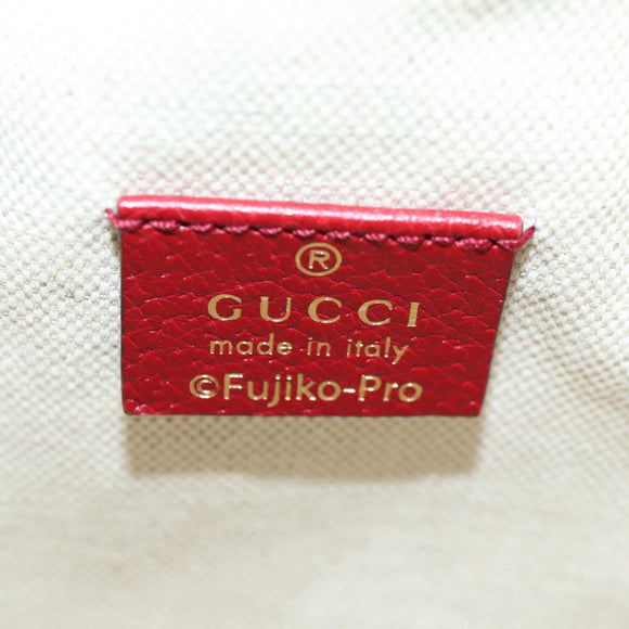 GUCCI Micro GG Supreme Doraemon Collaboration Bag PVC Beige 647801 Auth 131783M