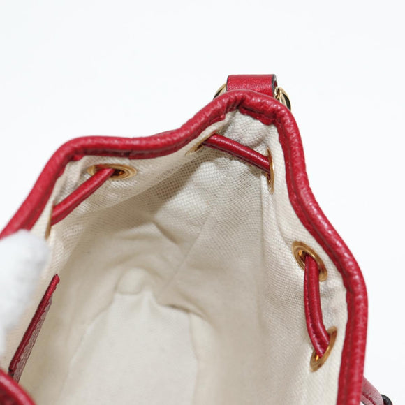 GUCCI Micro GG Supreme Doraemon Collaboration Bag PVC Beige 647801 Auth 131783SM