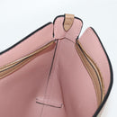 BURBERRY Clutch Bag Leather Brown Gold Auth 131784M-17