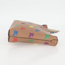 BURBERRY Clutch Bag Leather Brown Gold Auth 131784M-4