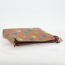 BURBERRY Clutch Bag Leather Brown Gold Auth 131784M-5