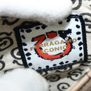 Salvatore Ferragamo Gancini Shoulder Bag Leather Beige Gold Auth 131785-18