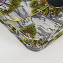 HERMES Shoulder Bag Satin Yellow Silver Auth 131787SM-12