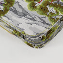 HERMES Shoulder Bag Satin Yellow Silver Auth 131787SM-14