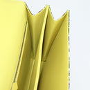 HERMES Shoulder Bag Satin Yellow Silver Auth 131787SM-22