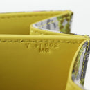 HERMES Shoulder Bag Satin Yellow Silver Auth 131787SM-25