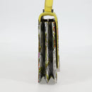 HERMES Shoulder Bag Satin Yellow Silver Auth 131787SM-7