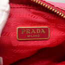 PRADA Pouch Nylon Pink Gold Auth 131790-17