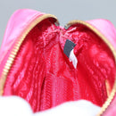 PRADA Pouch Nylon Pink Gold Auth 131790-19
