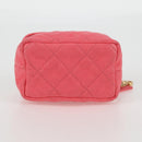 CHANEL Matelasse Chain Shoulder Bag Caviar Skin 2way Pink Gold CC Auth 131801M-5