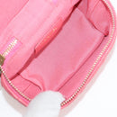 CHANEL Matelasse Chain Shoulder Bag Caviar Skin 2way Pink Gold CC Auth 131801M-11