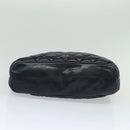 CHANEL Matelasse Chain Shoulder Bag Leather Navy Gold CC Auth 131802-5