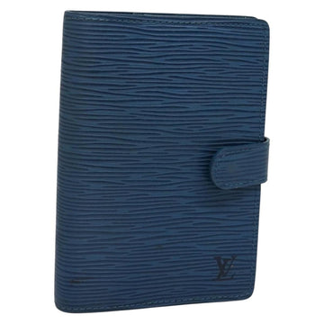 LOUIS VUITTON Epi Agenda PM Day Planner Cover Blue R20055 LV Auth 131803