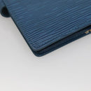 LOUIS VUITTON Epi Agenda PM Day Planner Cover Blue R20055 LV Auth 131803-16