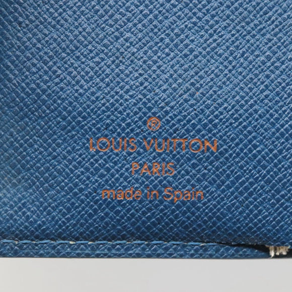 LOUIS VUITTON Epi Agenda PM Day Planner Cover Blue R20055 LV Auth 131803