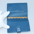 LOUIS VUITTON Epi Agenda PM Day Planner Cover Blue R20055 LV Auth 131803-8