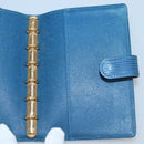 LOUIS VUITTON Epi Agenda PM Day Planner Cover Blue R20055 LV Auth 131803-19