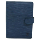 LOUIS VUITTON Epi Agenda PM Day Planner Cover Blue R20055 LV Auth 131803-13
