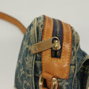 LOUIS VUITTON Monogram Denim Camera Bag Shoulder Bag Blue M95348 LV Auth 131804-10