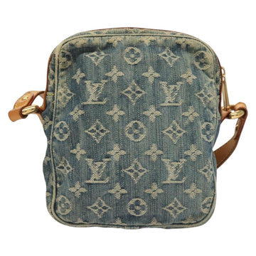 LOUIS VUITTON Monogram Denim Camera Bag Shoulder Bag Blue M95348 LV Auth 131804 - 0