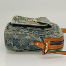 LOUIS VUITTON Monogram Denim Camera Bag Shoulder Bag Blue M95348 LV Auth 131804-3