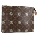 LOUIS VUITTON Monogram Pochette Voyage Clutch Bag M41513 LV Auth 131809V-1