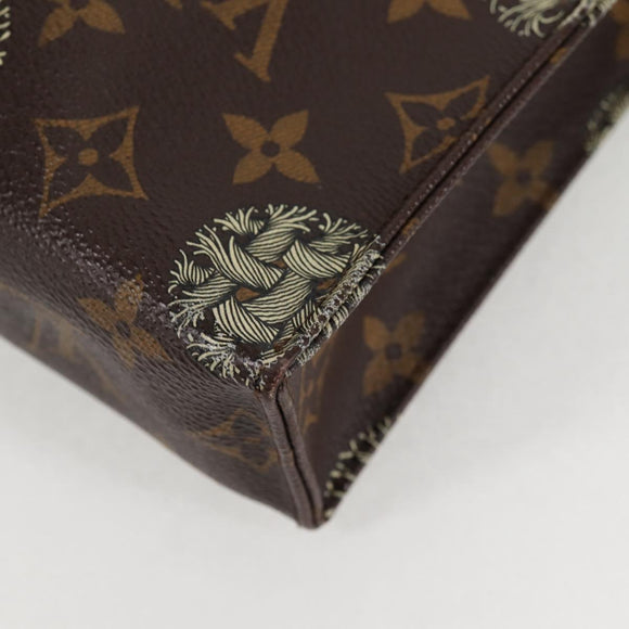 LOUIS VUITTON Monogram Pochette Voyage Clutch Bag M41513 LV Auth 131809V