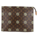 LOUIS VUITTON Monogram Pochette Voyage Clutch Bag M41513 LV Auth 131809V-13