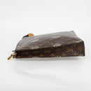 LOUIS VUITTON Monogram Pochette Voyage Clutch Bag M41513 LV Auth 131809V-4