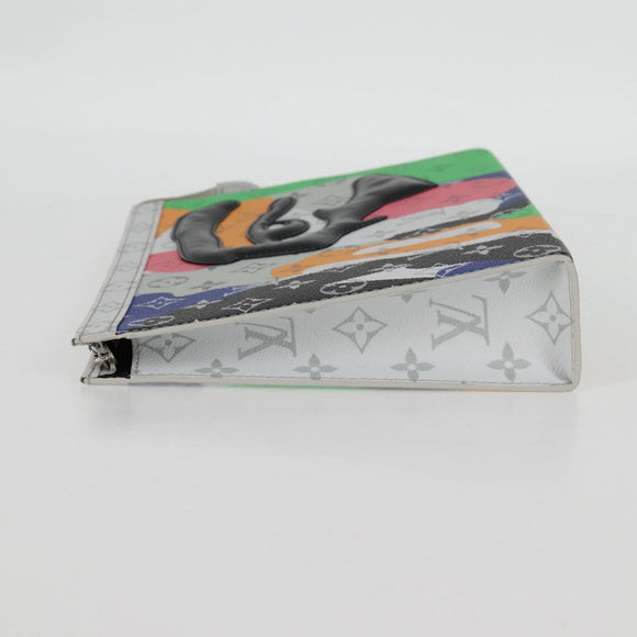 LOUIS VUITTON LV Portrait Pochette Voyager MM Clutch Bag M82589 LV Auth 131811SM