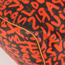 LOUIS VUITTON Monogram Graffiti Speedy 30 Hand Bag Orange M93705 Auth 131812V-8