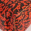 LOUIS VUITTON Monogram Graffiti Speedy 30 Hand Bag Orange M93705 Auth 131812V-15