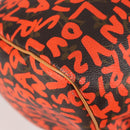 LOUIS VUITTON Monogram Graffiti Speedy 30 Hand Bag Orange M93705 Auth 131812V-16