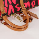 LOUIS VUITTON Monogram graffiti Keepall 50 Boston Bag Gold M93698 Auth 131813SV-7