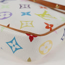 LOUIS VUITTON Multicolor Pochette Accessoires Pouch White M92649 LV Auth 131817V-16