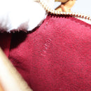 LOUIS VUITTON Multicolor Pochette Accessoires Pouch White M92649 LV Auth 131817V-12