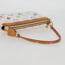 LOUIS VUITTON Multicolor Pochette Accessoires Pouch White M92649 LV Auth 131817V-7