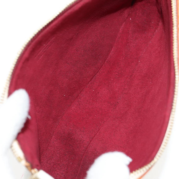LOUIS VUITTON Multicolor Pochette Accessoires Pouch White M92649 LV Auth 131819V
