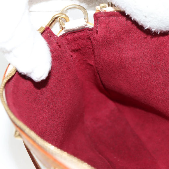 LOUIS VUITTON Multicolor Pochette Accessoires Pouch White M92649 LV Auth 131819V