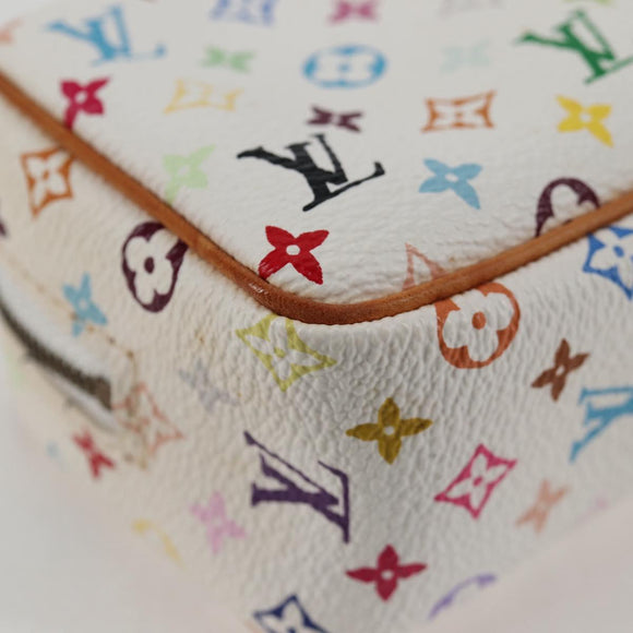 LOUIS VUITTON Monogram Multicolor Trousse Wapity White M58033 LV Auth 131821V