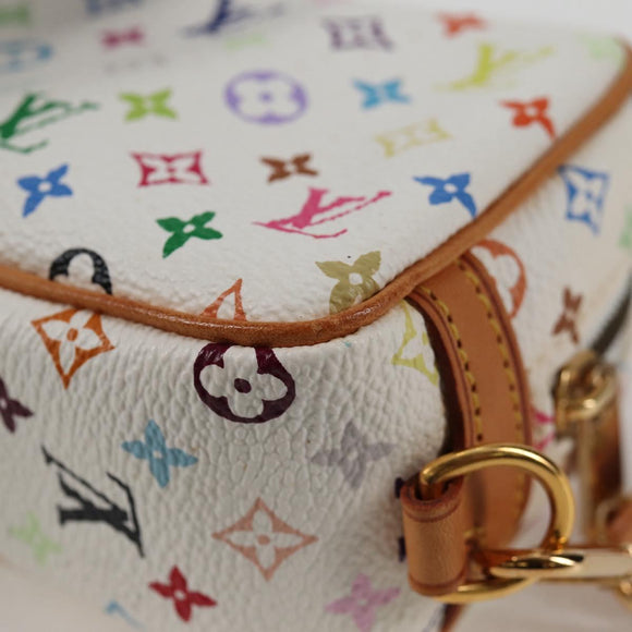 LOUIS VUITTON Monogram Multicolor Trousse Wapity White M58033 LV Auth 131821V