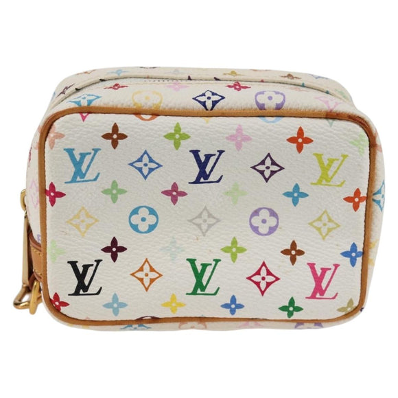 LOUIS VUITTON Monogram Multicolor Trousse Wapity White M58033 LV Auth 131821V