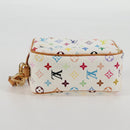 LOUIS VUITTON Monogram Multicolor Trousse Wapity White M58033 LV Auth 131821V-6