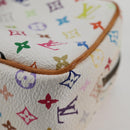 LOUIS VUITTON Monogram Multicolor Trousse Wapity White M58033 LV Auth 131821V-14