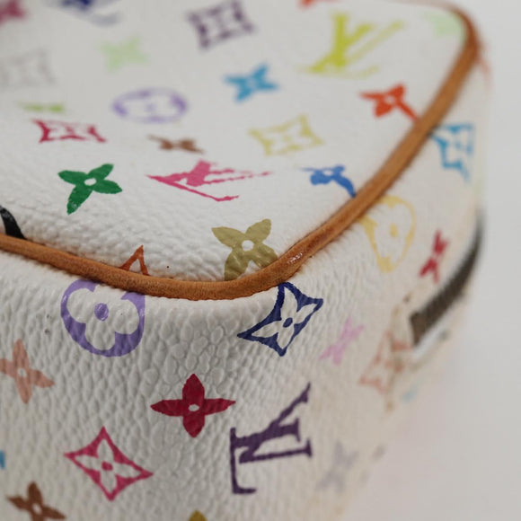LOUIS VUITTON Monogram Multicolor Trousse Wapity White M58033 LV Auth 131821V