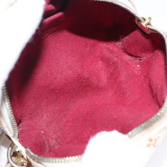 LOUIS VUITTON Monogram Multicolor Trousse Wapity White M58033 LV Auth 131822