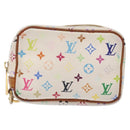 LOUIS VUITTON Monogram Multicolor Trousse Wapity White M58033 LV Auth 131822-13