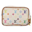 LOUIS VUITTON Monogram Multicolor Trousse Wapity White M58033 LV Auth 131822-2