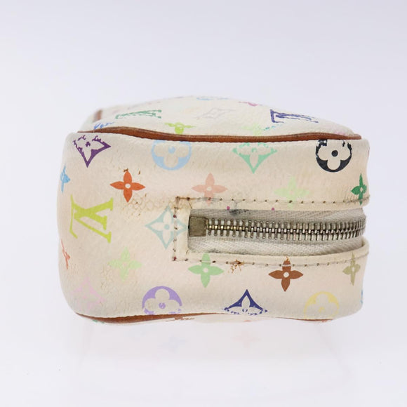 LOUIS VUITTON Monogram Multicolor Trousse Wapity White M58033 LV Auth 131822