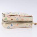LOUIS VUITTON Monogram Multicolor Trousse Wapity White M58033 LV Auth 131822-5